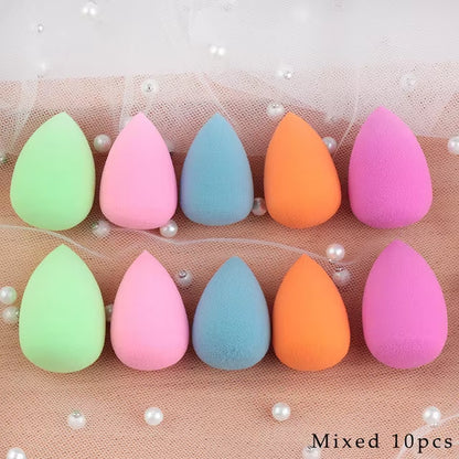 5/10/20Pcs Mini Finger Sponge Puff for Makeup Foundation Powder Detail Face Concealer Cream Blend Cosmetic Sponges Accessories