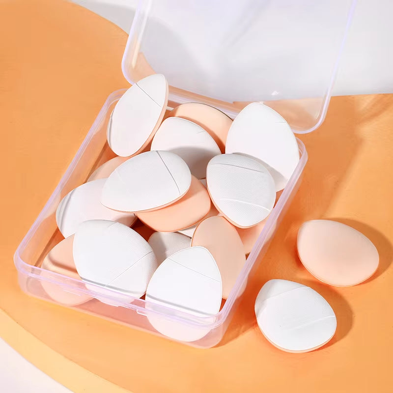 5/10/20Pcs Mini Finger Sponge Puff for Makeup Foundation Powder Detail Face Concealer Cream Blend Cosmetic Sponges Accessories