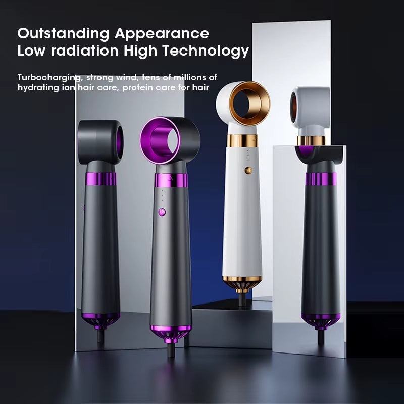 New 5 in 1 Electric Hair Dryer Hot Air Brush Multifunctional Hair Straightener Negative Ion Curler Blow Dryer Styling Set