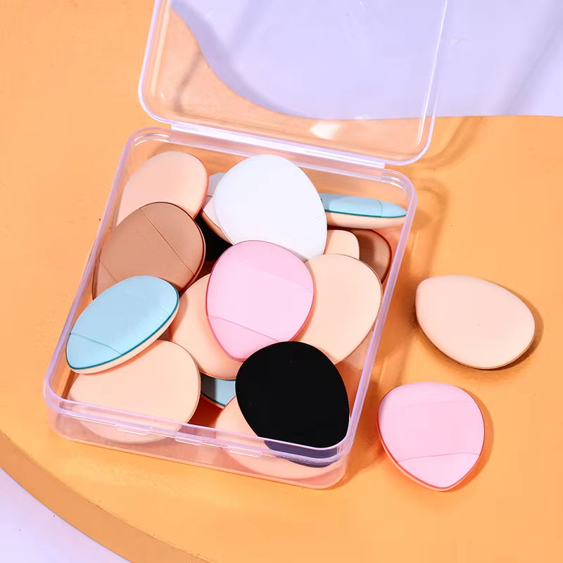 5/10/20Pcs Mini Finger Sponge Puff for Makeup Foundation Powder Detail Face Concealer Cream Blend Cosmetic Sponges Accessories