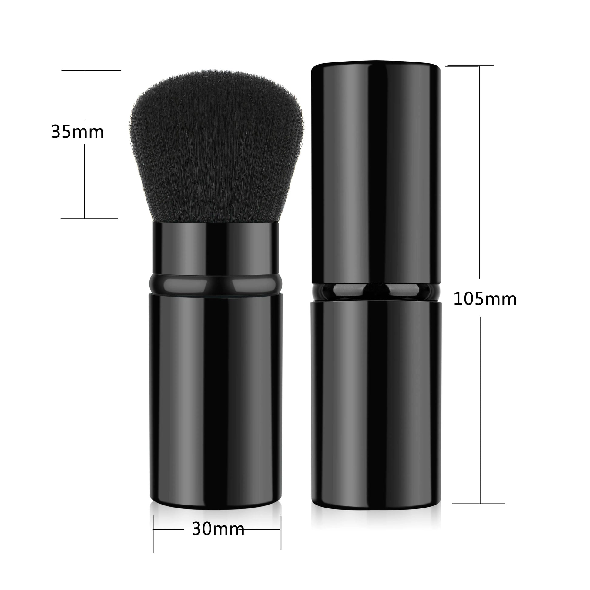 1Pcs Professional Makeup Brushes Retractable Blusher Powder Foundation Face Concealer Kabuki Makeup Brush Cosmetic Tools